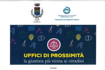 Venerd&#236; 4.11.2023 - Uffici di Prossimit&#224;: la giustizia pi&#249; vicina ai cittadini